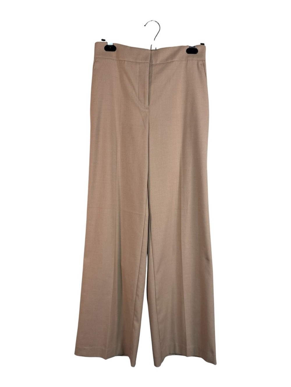 Ann Taylor Tan Wide Leg Trouser Dress Pants Womens 2 Preppy Classic Business